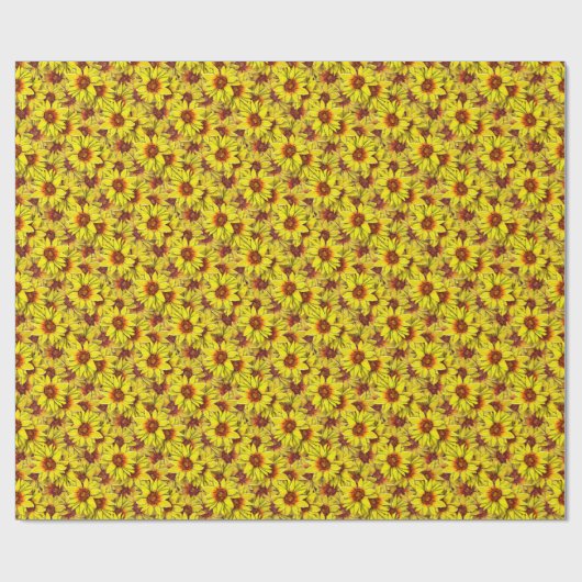Sonnenblumen-Geschenkpapier Geschenkpapier (Flach)