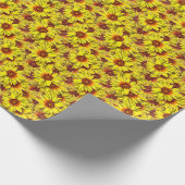 Sonnenblumen-Geschenkpapier Geschenkpapier (Ecke)