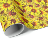 Sonnenblumen-Geschenkpapier Geschenkpapier (Rolleneckpunkt)