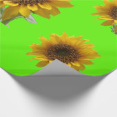 Sonnenblumen-Geschenkpapier Geschenkpapier (Ecke)