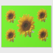 Sonnenblumen-Geschenkpapier Geschenkpapier (Flach)