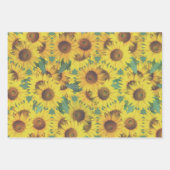Sonnenblumen ! geschenkpapier set (Vorderseite 3)