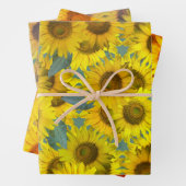 Sonnenblumen ! geschenkpapier set (Beispiel)