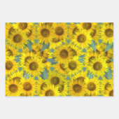 Sonnenblumen ! geschenkpapier set (Vorderseite)