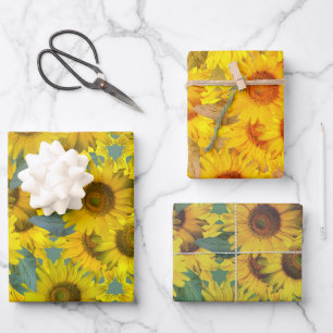 Sonnenblumen ! geschenkpapier set