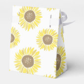 Sonnenblumen Geschenkschachtel (Rückseite)