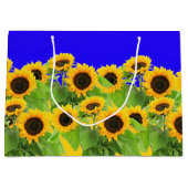 Sonnenblumen-Geschenktasche Große Geschenktüte (Vorderseite)
