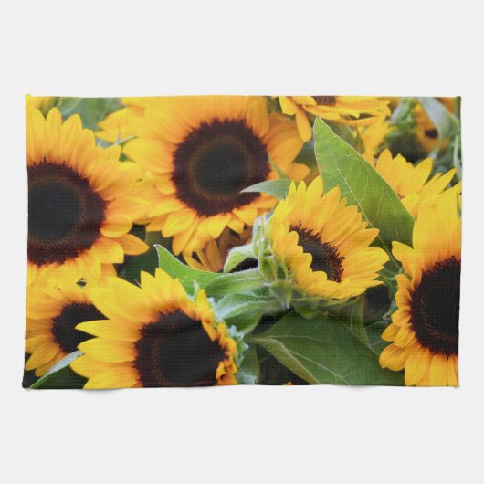 Sonnenblumen Geschirrtuch (Horizontal)