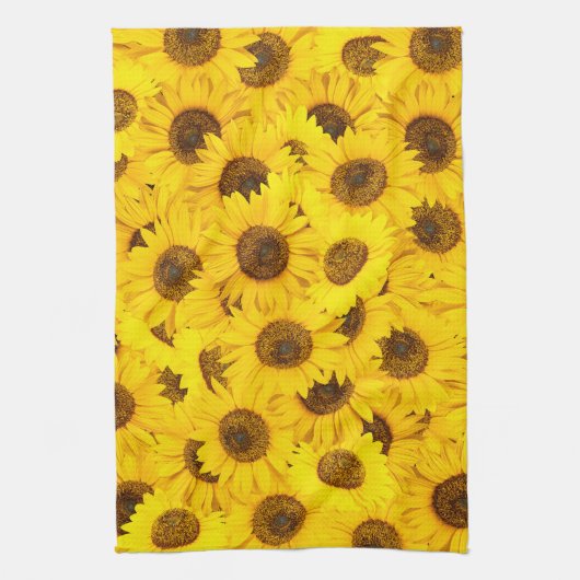 Sonnenblumen Geschirrtuch (Vertikal)