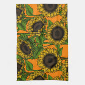 Sonnenblumen Geschirrtuch (Vertikal)
