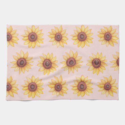 "Sonnenblumen" Geschirrtuch (Horizontal)