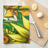 Sonnenblumen Geschirrtuch (Viertel Falte)