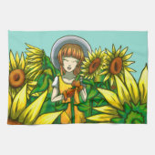 Sonnenblumen Geschirrtuch (Horizontal)