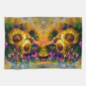 Sonnenblumen Geschirrtuch (Horizontal)