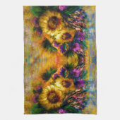 Sonnenblumen Geschirrtuch (Vertikal)