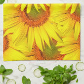 Sonnenblumen Geschirrtuch (Gefaltet)