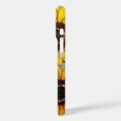 Sonnenblumen Gestaltete Glaswirkung Case-Mate iPhone Hülle (Rückseite / Links)