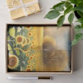 Sonnenblumen Gewebe Papier - Deko- und Papierhandw (Geschenk)