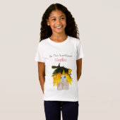 Sonnenblumen Girls Persönliche Blume T-Shirt (Vorne ganz)