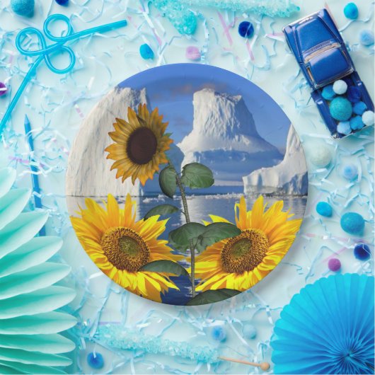 Sonnenblumen Glacier Paper Teller (Party)