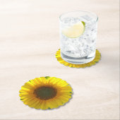 Sonnenblumen-Glanz Untersetzer (Vor Ort)