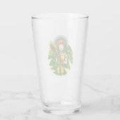 Sonnenblumen Glas (Rückseite)