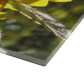 Sonnenblumen-Glas-Schneidebrett Schneidebrett (Ecke)