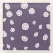 Sonnenblumen Glasuntersetzer (Vorderseite)