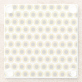 Sonnenblumen Glasuntersetzer (Rückseite)