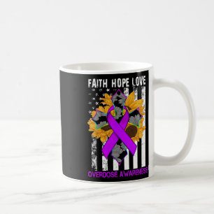 Sonnenblumen Glaube Hoffnung Liebe Kreuz und Fahne Kaffeetasse