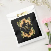 Sonnenblumen Glitzer Graduate Cap Geschenktütchen (Versiegelt)