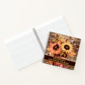 Sonnenblumen Glückwünsche Dankbarkeit Dankbarkeit  Notizblock (Innenseite)