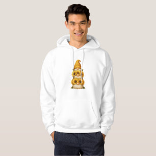 Sonnenblumen-Gnom Versteckte Lächeln unter dem Gol Hoodie