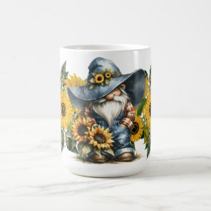 Sonnenblumen Gnome Kaffeetasse