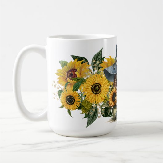 Sonnenblumen Gnome Kaffeetasse (Links)