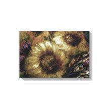 "Sonnenblumen Gold" [Design 2] 45 cm x 30 cm 