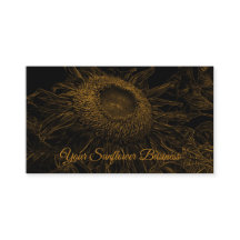 Sonnenblumen Gold Schwarze Blumen