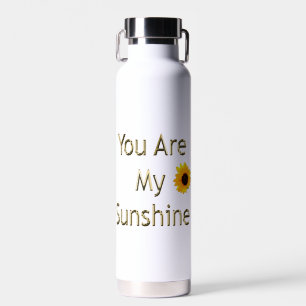 Sonnenblumen Gold Sie sind mein Sonnenschein, Trinkflasche