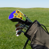 Sonnenblumen Golf Head Cover Ukraine Flag Farben Golf Headcover (In SItu)