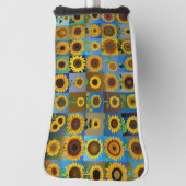 Sonnenblumen Golf Headcover (Rotieren 90)