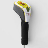 Sonnenblumen-Golf-Schlagholzabdeckung Golf Headcover (angewinkelt)