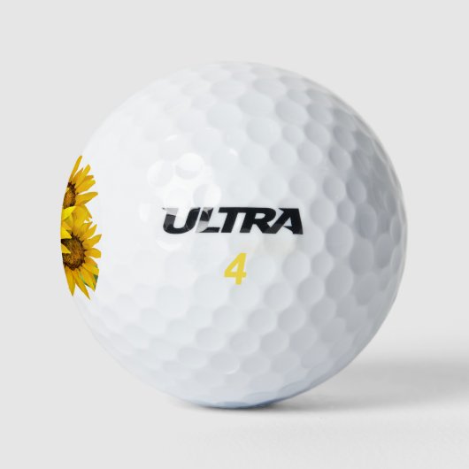 Sonnenblumen Golfball (Logo)