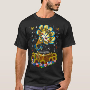Sonnenblumen Grammophon T-Shirt