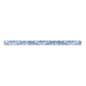 Sonnenblumen Grapes Blue William Morris Satinband (Vorderseite)