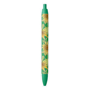 Sonnenblumen Green von Julia Morrill Kugelschreiber