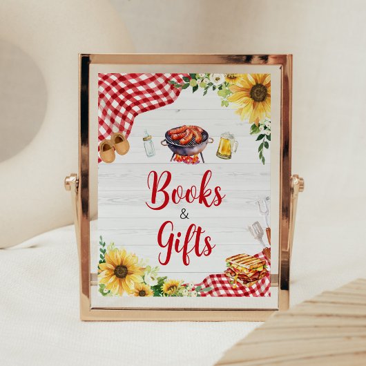 Sonnenblumen GRILLEN Kinderdusche Bücher und Gesch Poster