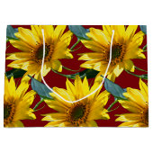Sonnenblumen Große Geschenktüte (Vorderseite)