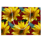 Sonnenblumen Große Geschenktüte (Rückseite)