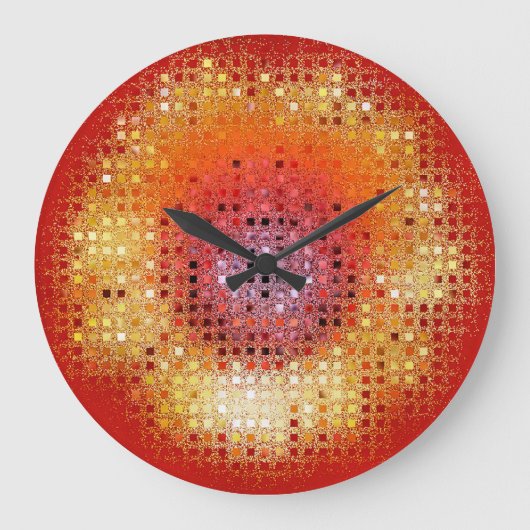 SONNENBLUMEN GROßE WANDUHR (Vorderseite)