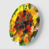 SONNENBLUMEN GROßE WANDUHR (Winkel)